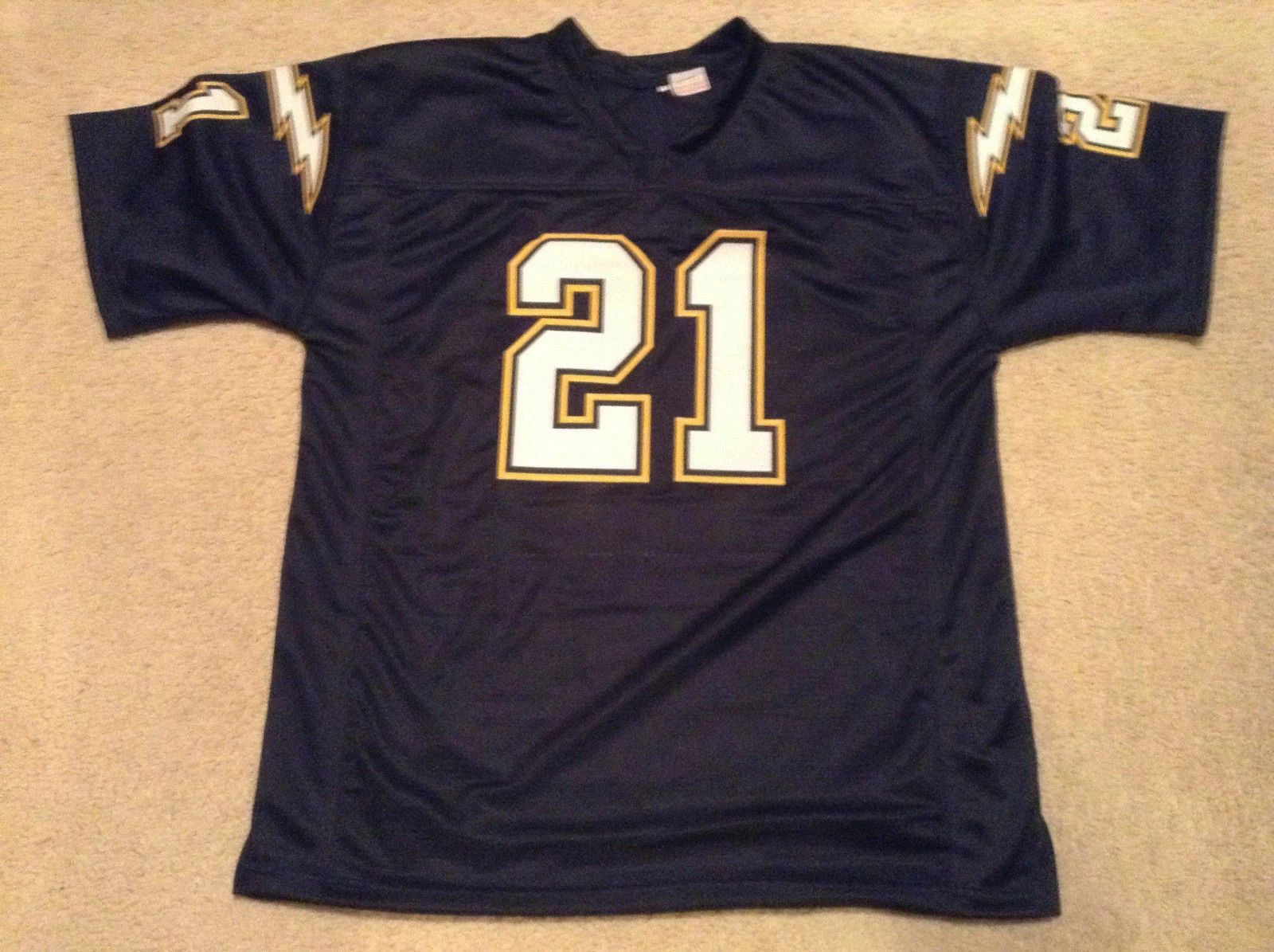 Custom Ladainian Tomlinson Mesh Football Jersey