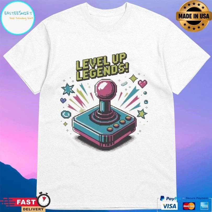Level Up Legends Gamer T-shirts