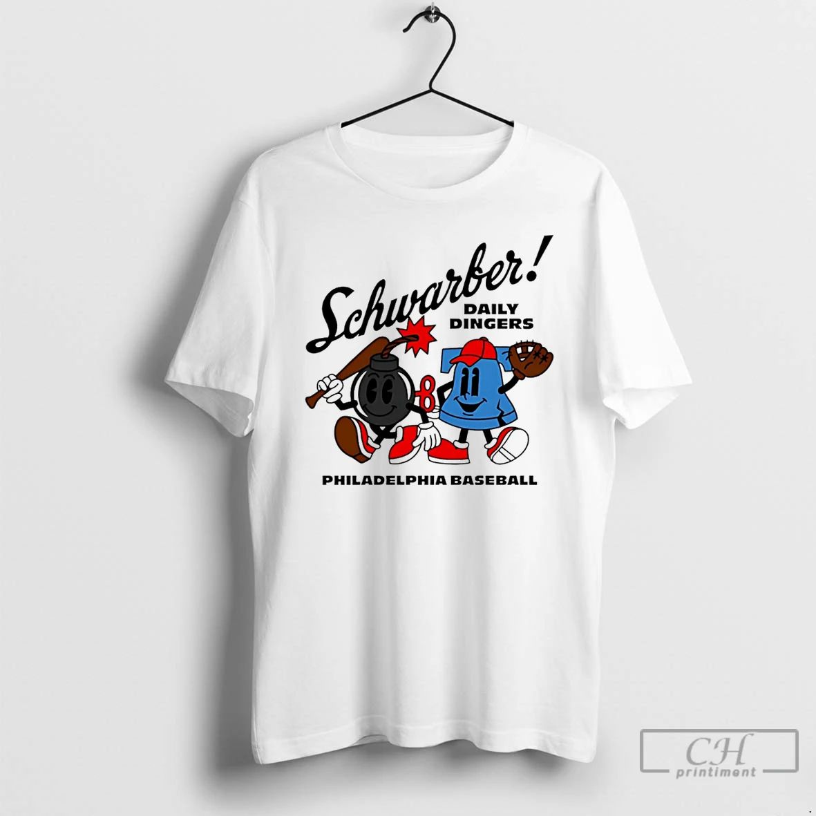 Premium Kyle Schwarber Daily Dingers 2025 Superstar Cartoon T Shirts