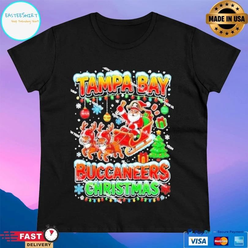 Tampa Bay Buccaneers Football Christmas Holiday 2025 T-shirts