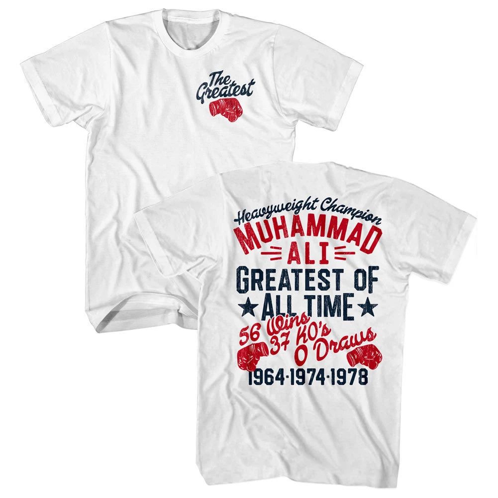 Muhammad Ali Greatest of All Time Men's T Shirt Boxing Heavyweight Champion Top