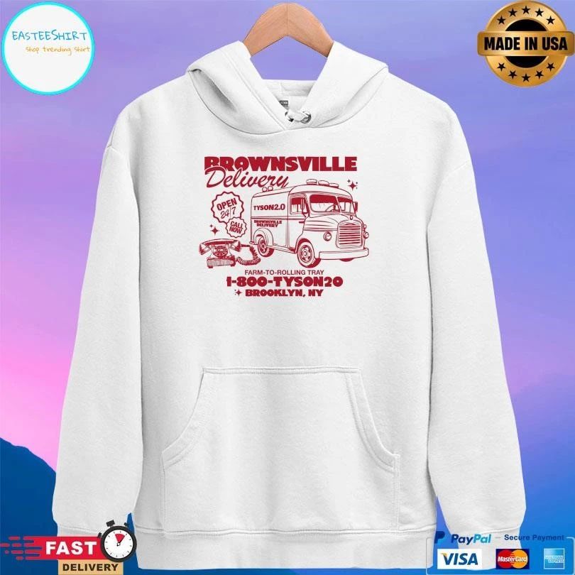 Brownsville Delivery Farm To Rolling Tray 1 800 Tyson20 Brooklyn Ny T-shirts