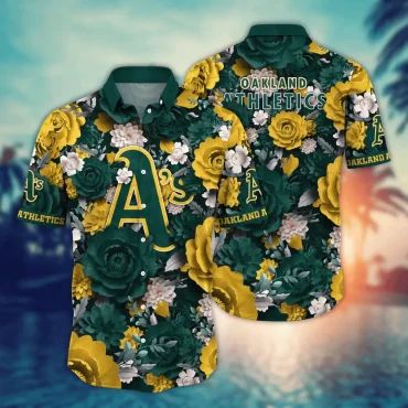Oakland Athletics Golden Garden Hawaiian Shirt