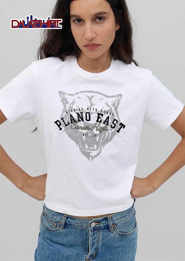 Plano East Senior High Winning With Class Est 1981 Distressed Panther Head shirt
