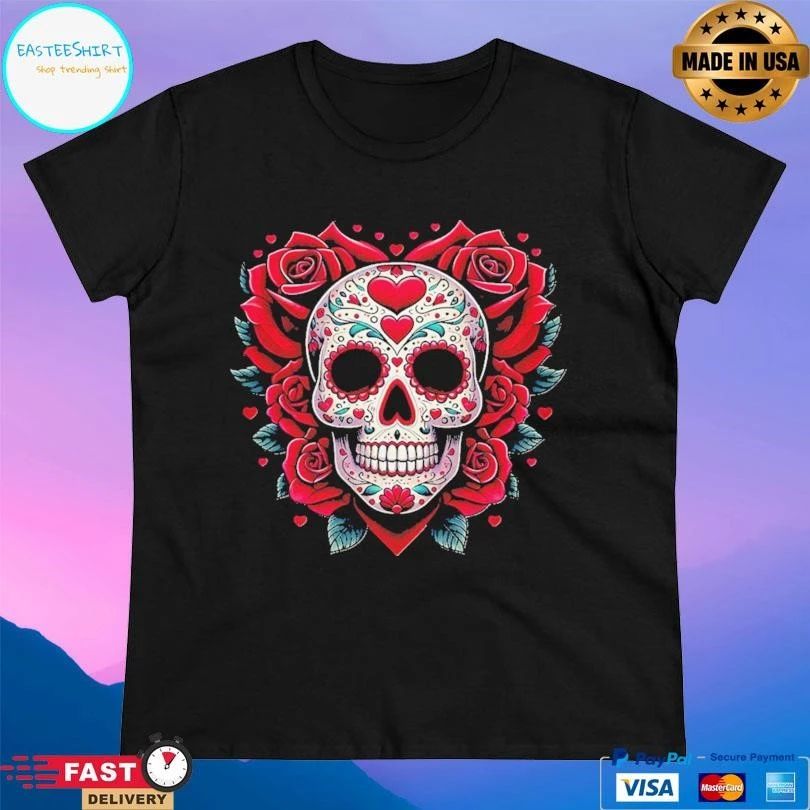 Calacas Corazon Muertos T-shirts