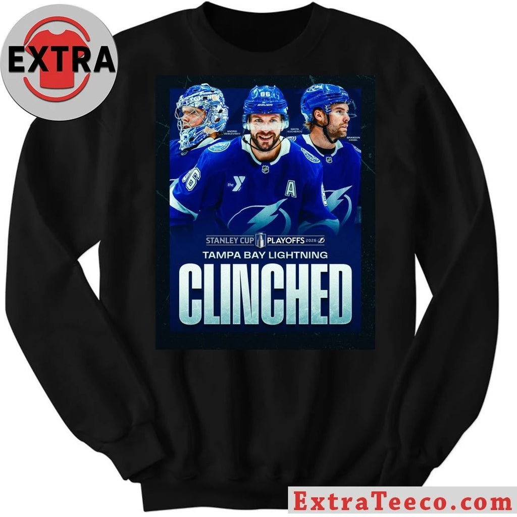 The Tampa Bay Lightning have officially clinched a spot in the 2026 Stanley Cup Playoffs T-Shirt