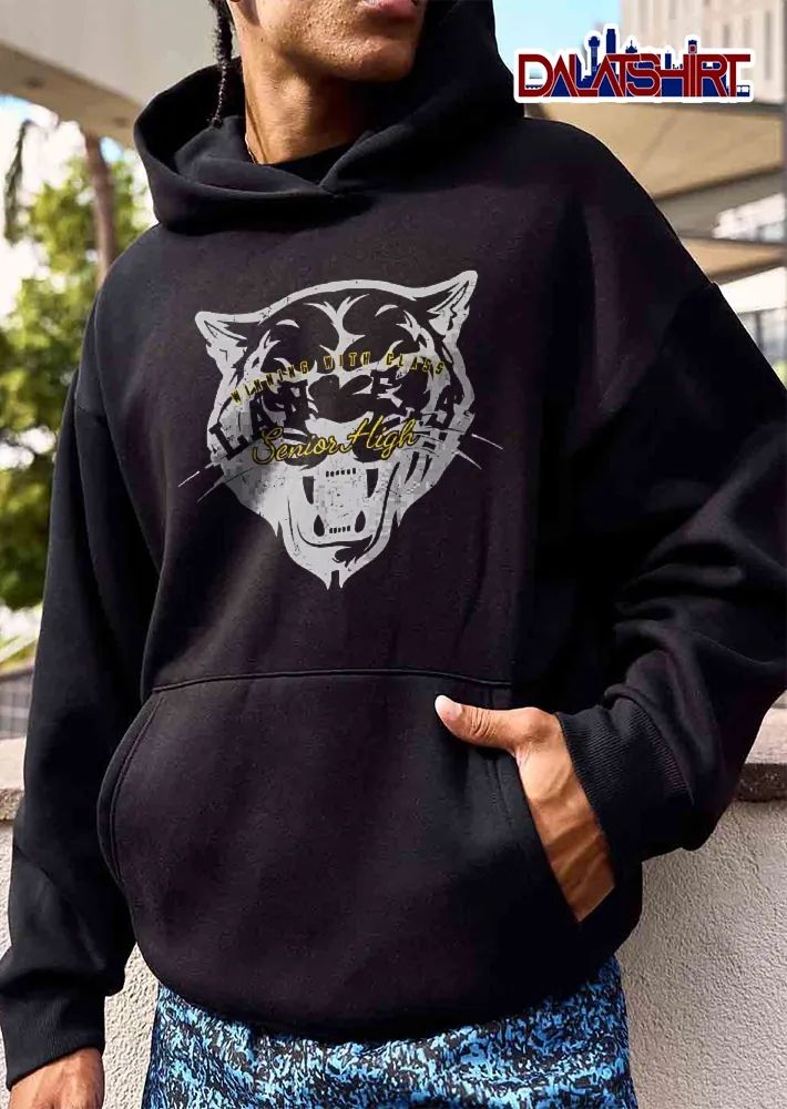 Lanse Senior High Winning With Class Distressed Panther Head shirt