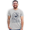 Popeye the Sailor Hand Printed T-Shirt: Cartoon Comic Strip Design Birthday Gift