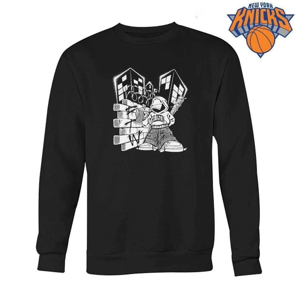 Y2K Streetwear Graffiti Spray Paint Character Urban Aesthetic Shirt