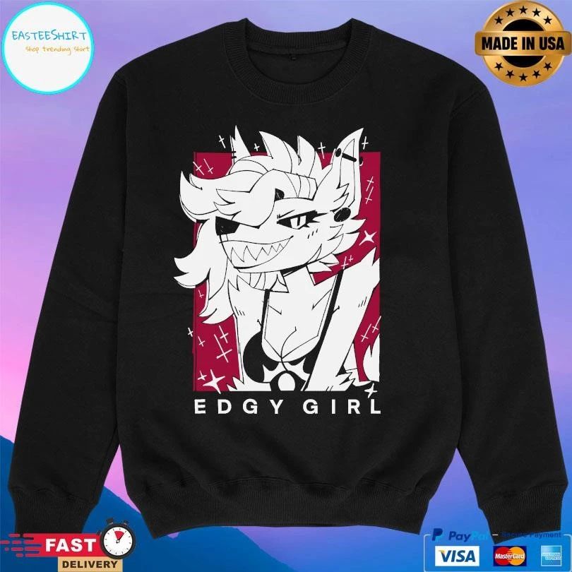 Edgy Girl Sexy Dog T-shirts