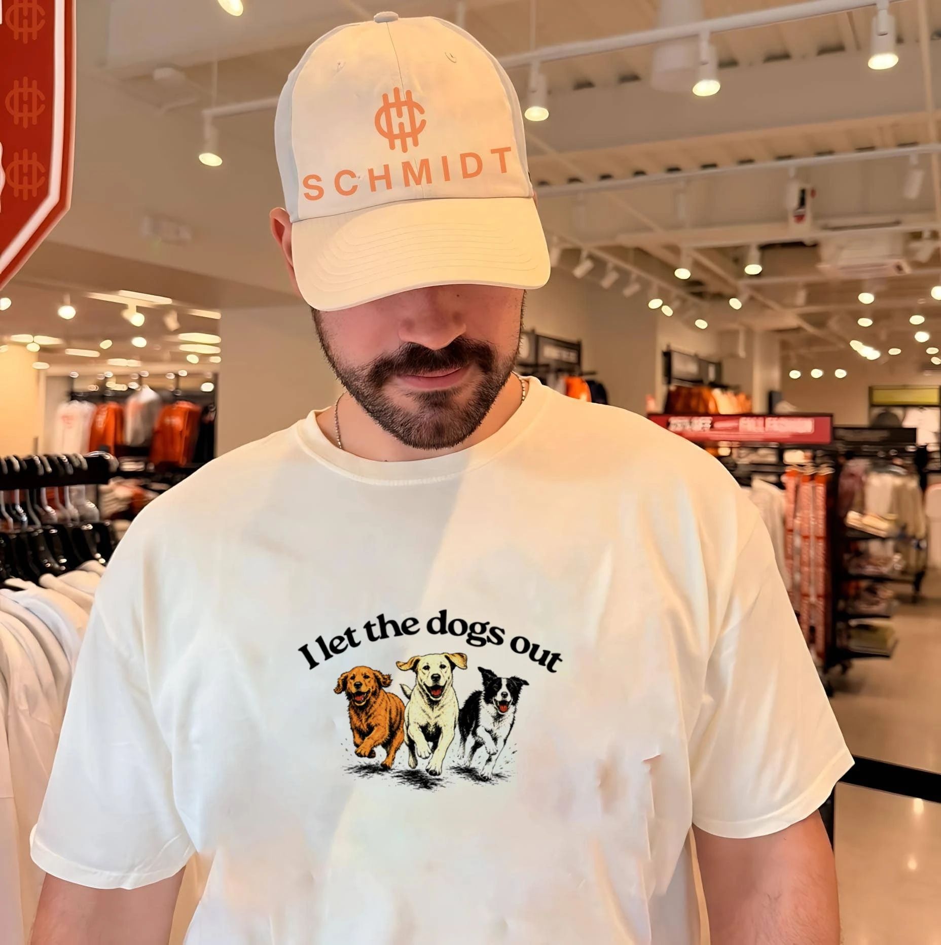 I Let the Dogs Out golden retriever labrador shirt