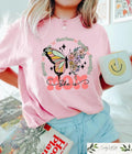 Floral Mom Comfort Tee Cute Mother Flower Gift