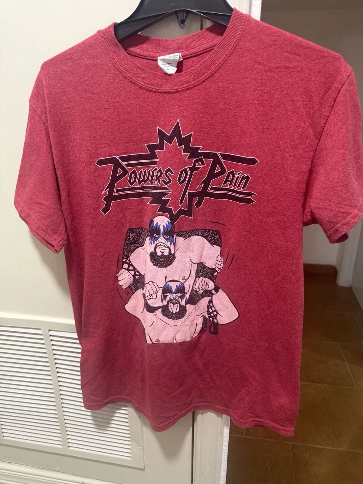 Powers Of Pain Warlord & Barbarian  Wrestling T Shirt