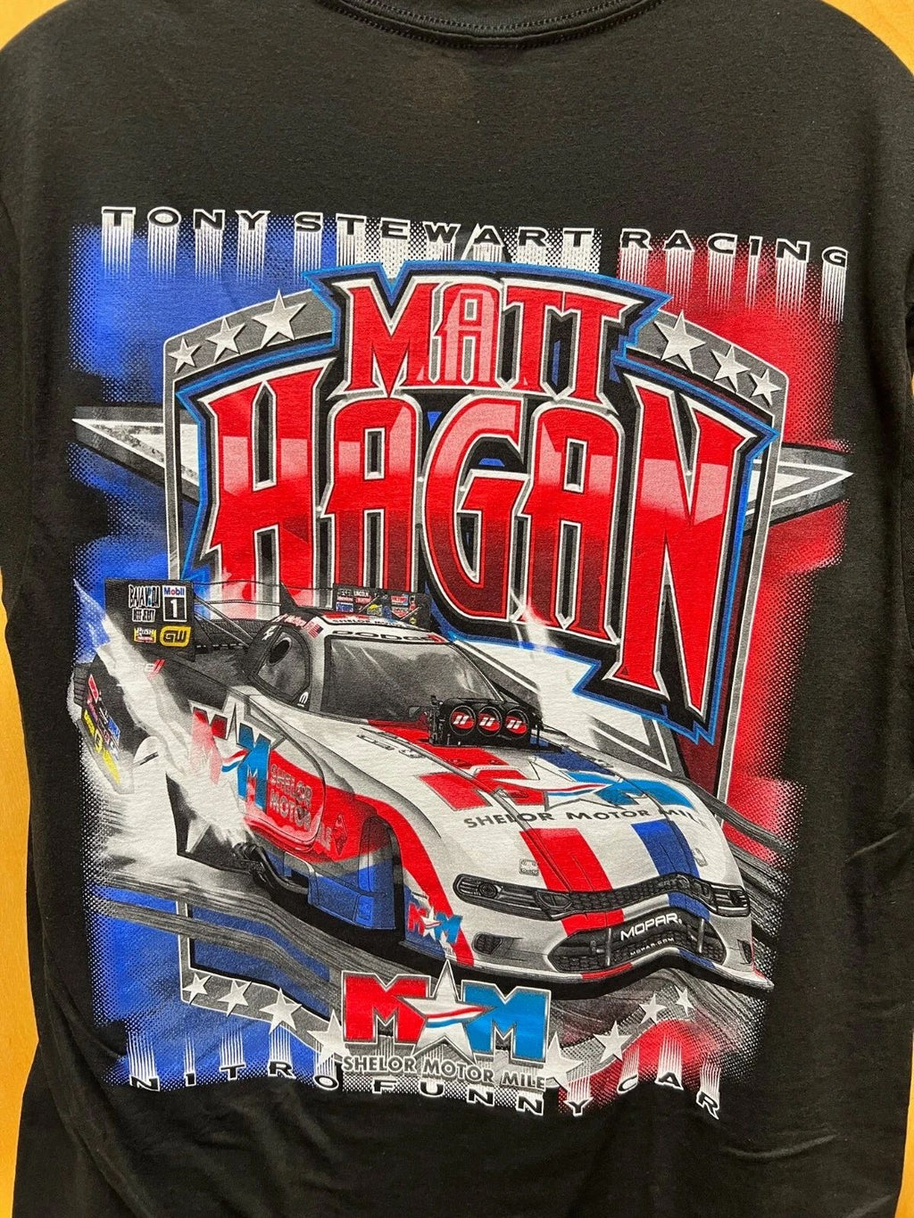 NEW MATT HAGAN NITRO FUNNY CAR SHIRT-TONY STEWART RACING SIZE XL