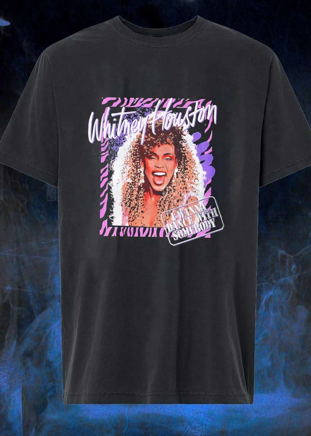 Whitney Houston Singing I Wanna Dance With Somebody T-Shirt