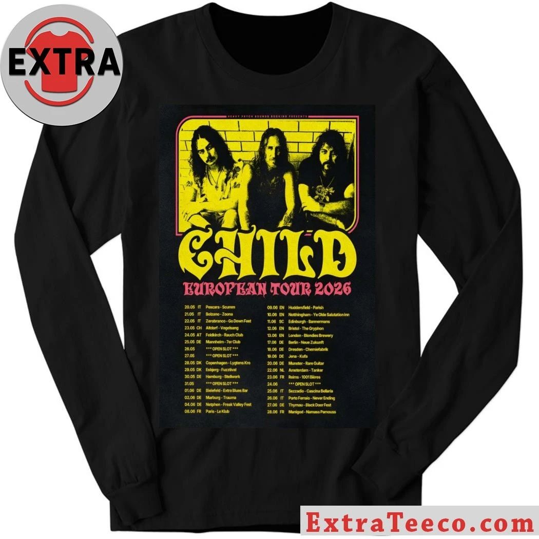 CHILD European Tour 2026 Poster Shirt