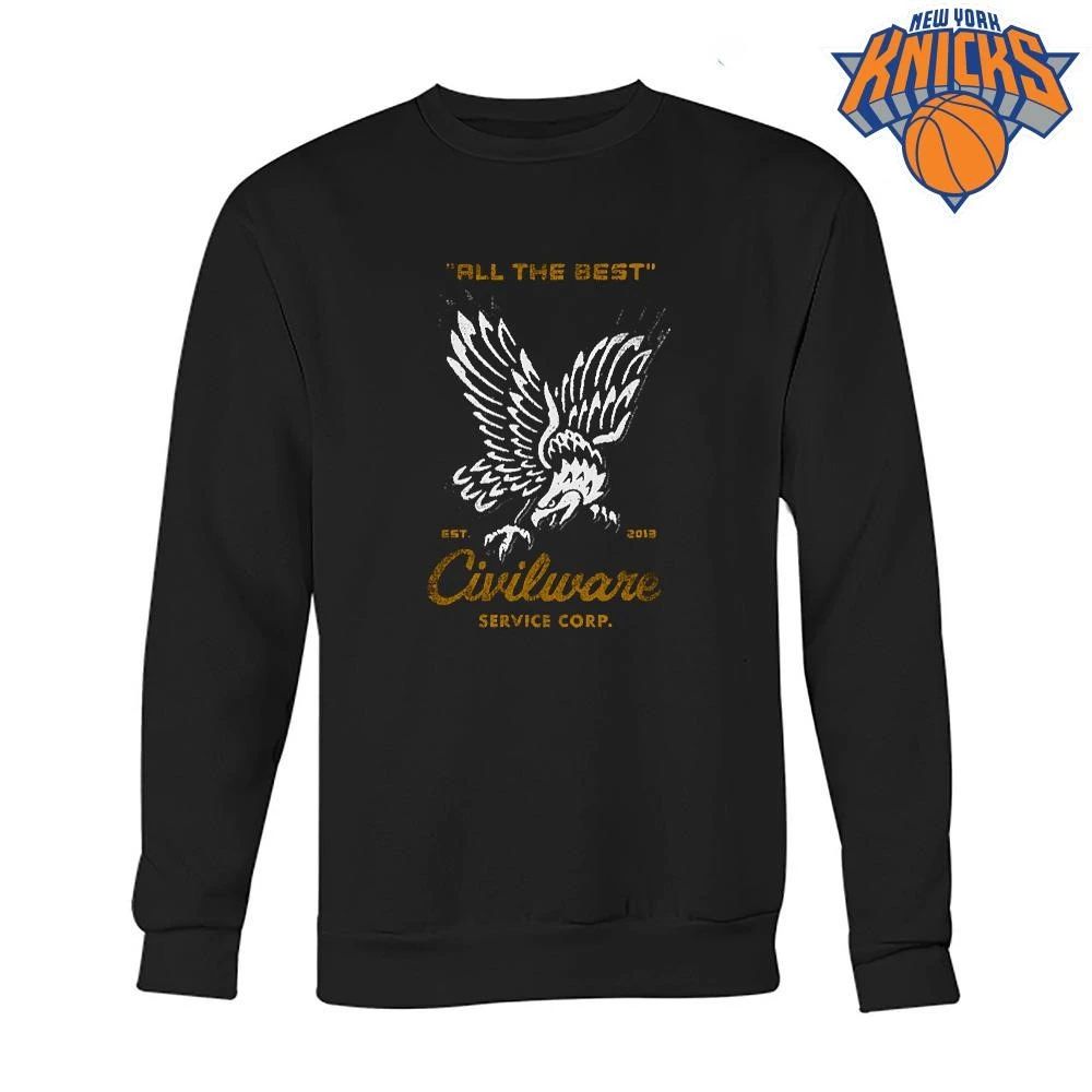 Civilware Service Corp All The Best Est 2013 Distressed Flying Eagle Vintage Shirt