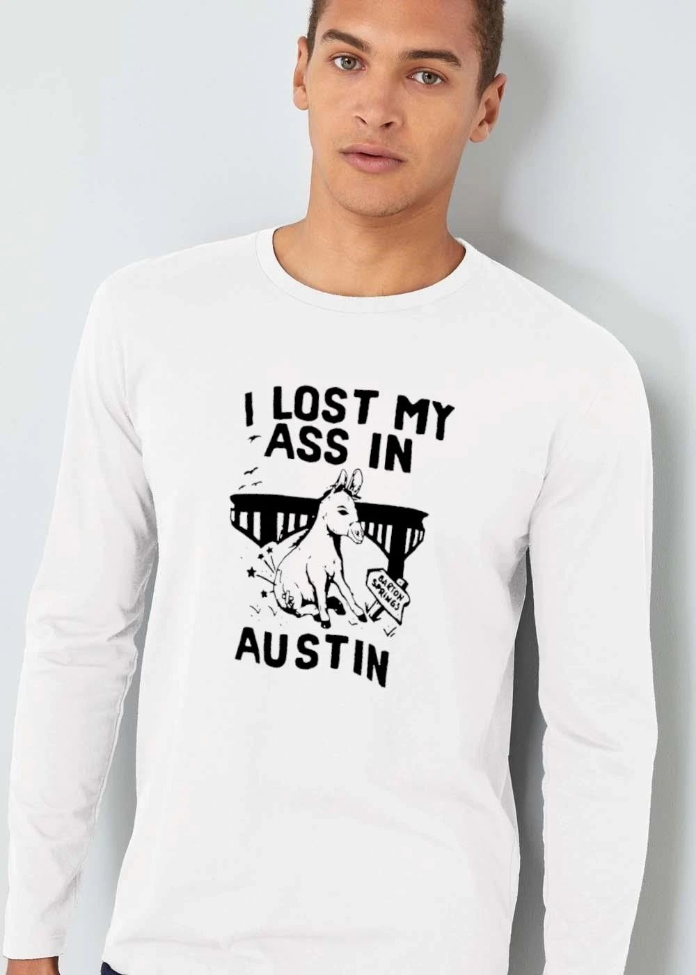 Funny I Lost My Ass In Austin Barton Springs Injured Donkey Bridge shirt