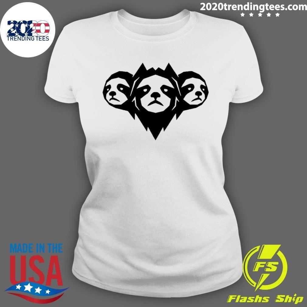 Cyber Sloth Geometric Animal Minimalist Shirt