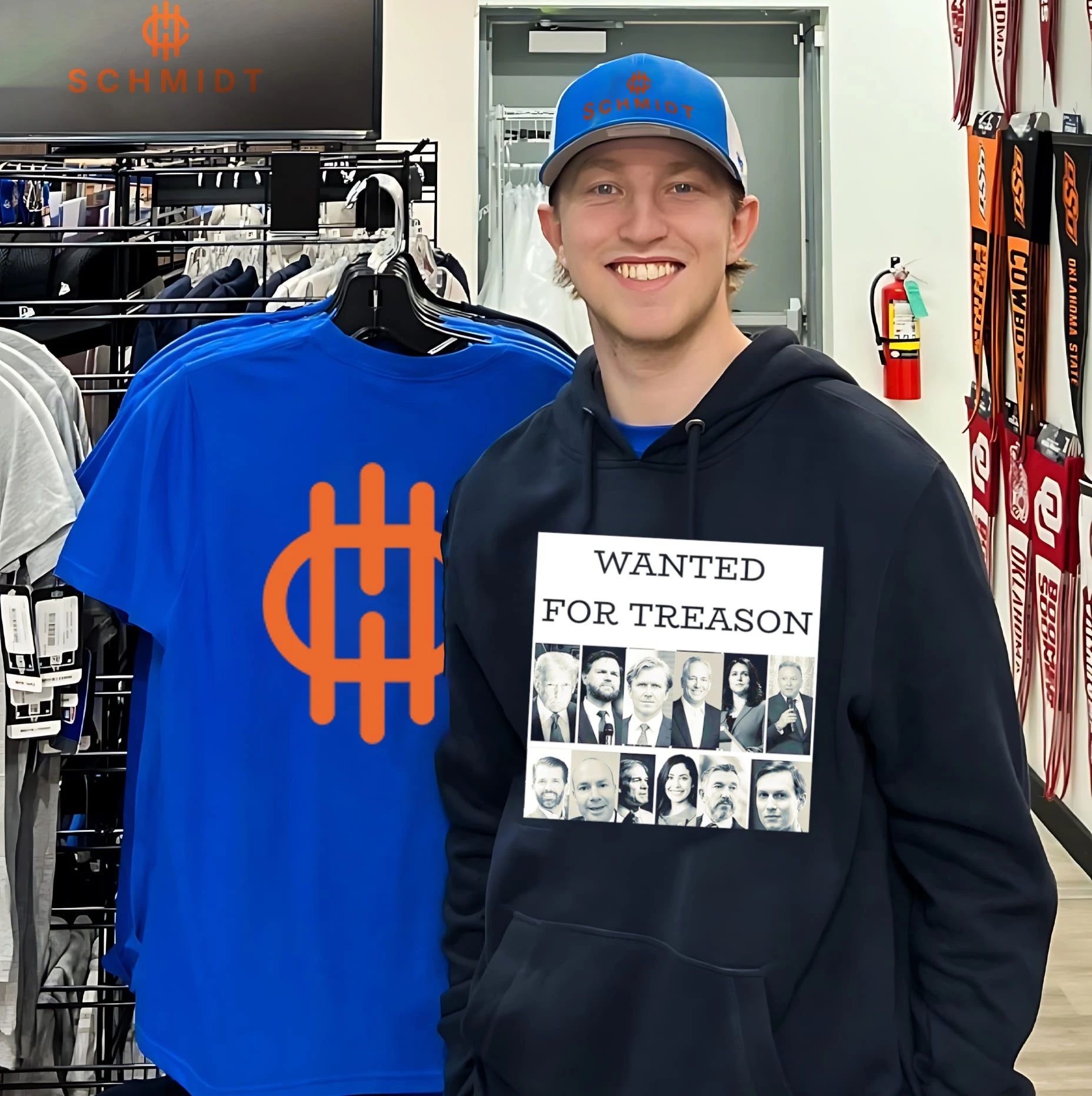 Wanted for treason Donald Trump JD Vance Tulsi Gabbard Jared Kushner shirt