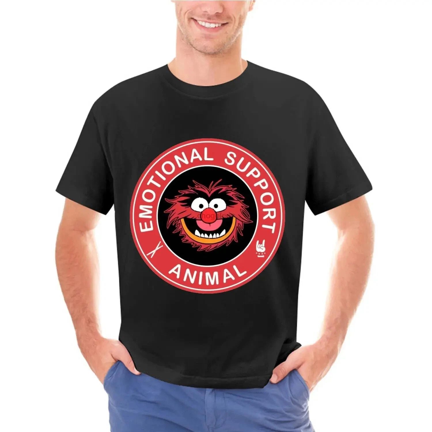 #Muppets Emotional Support Animal Funny Vintage Unisex T-Shirt Best Gifts