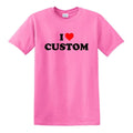 I HEART CUSTOM TEXT NAME NICOLE GIRLFRIEND MY LOVE VALENTINE GF GIFT TEE T-SHIRT