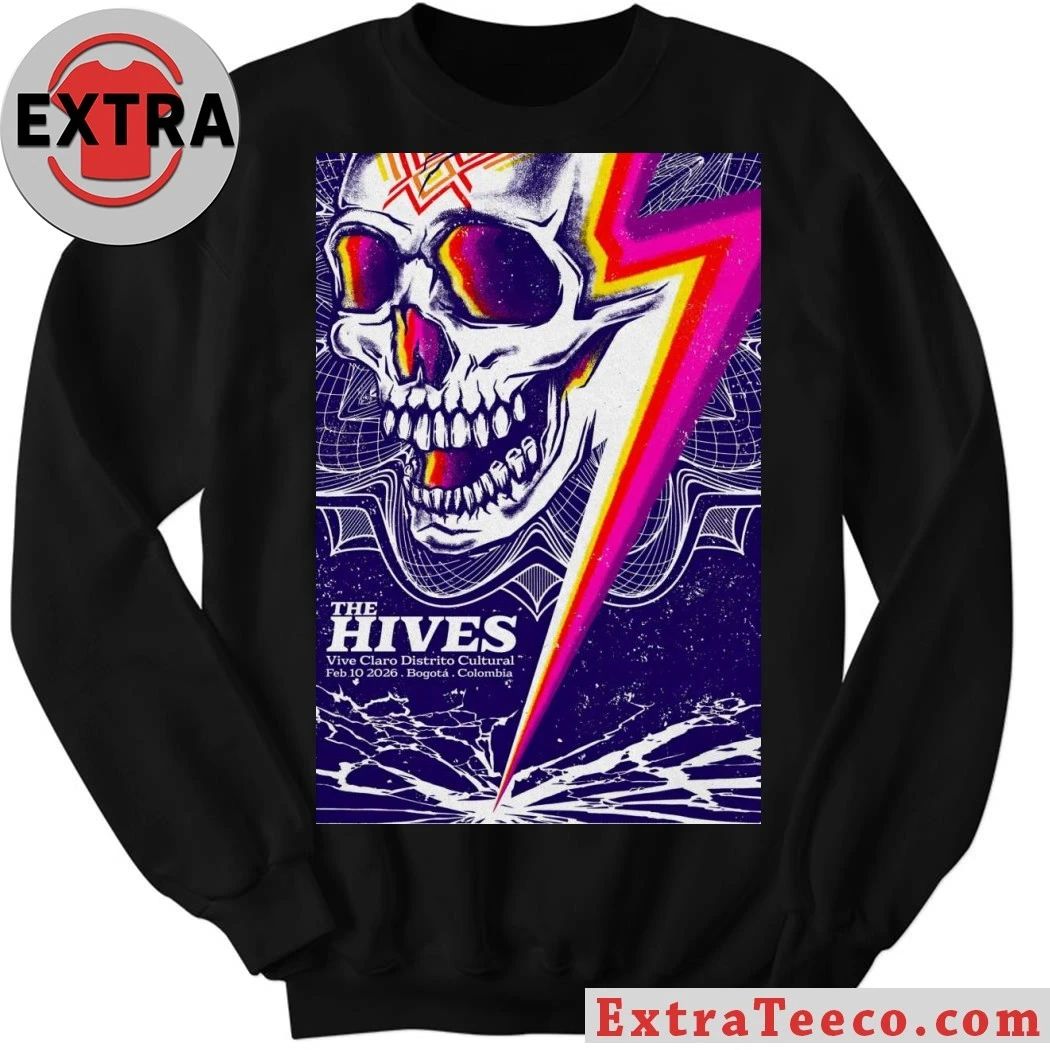 The Hives Bogotá Colombia Feb 10 2026 Poster Shirt