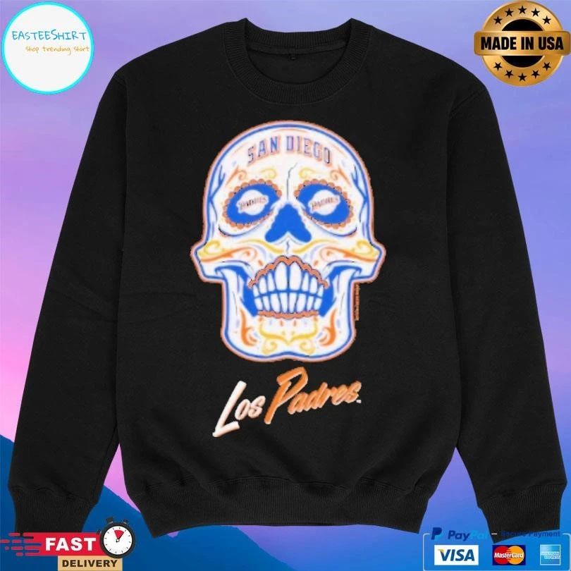 San Diego Padres Mitchell Ness Sugar Skull T-shirts