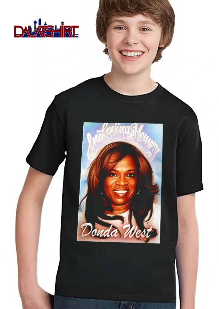 In Loving Memory Donda West Smiling Woman Portrait Clouds Sky shirt