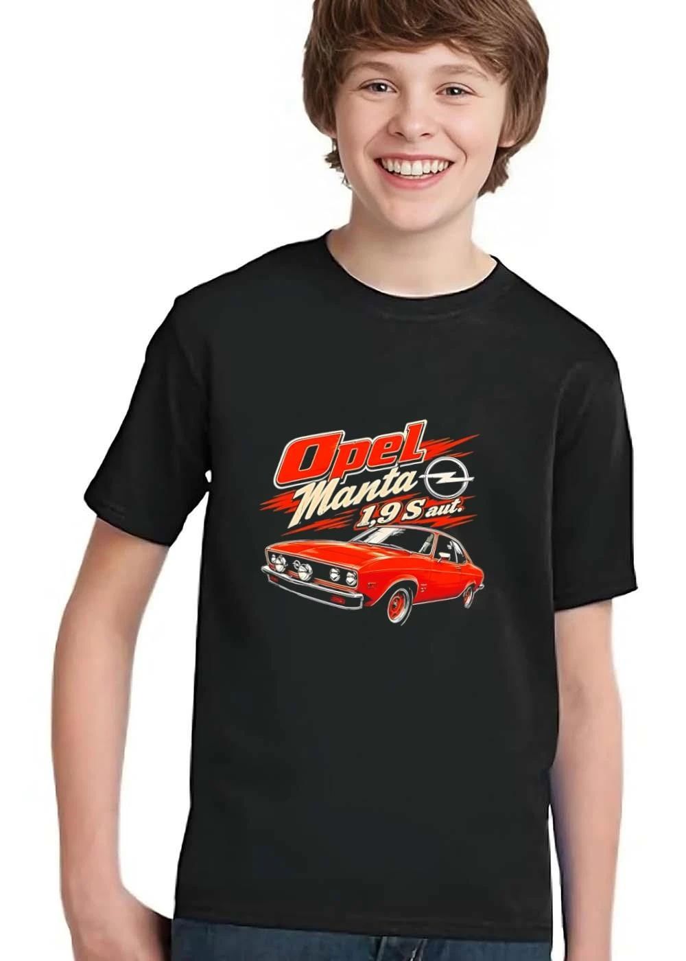 Opel Manta 1 9 S Aut Red Classic Sports Car Retro Graphic shirt