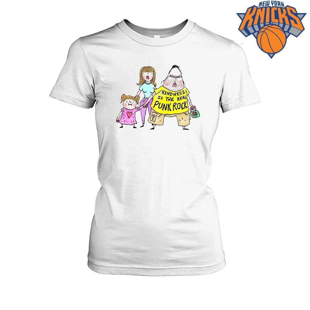 Kindness Is The Real Punk Rock Meme Funny Family Illustration Shirt