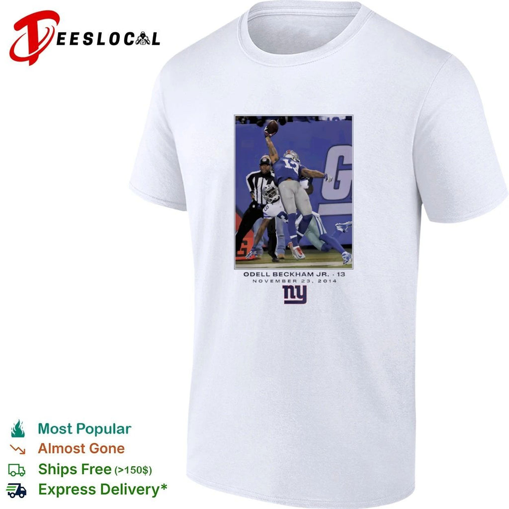 New York Giants Odell Beckham Jr November 23 2014 T-shirt