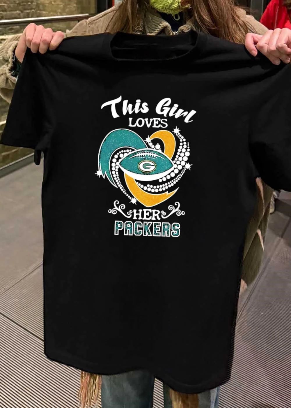 This Girl Loves Her Packers Football Fan Apparel Shirt