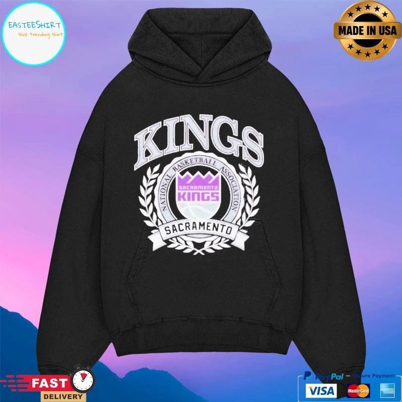 Sacramento Kings Basketball Nba Crest Logo T-shirts
