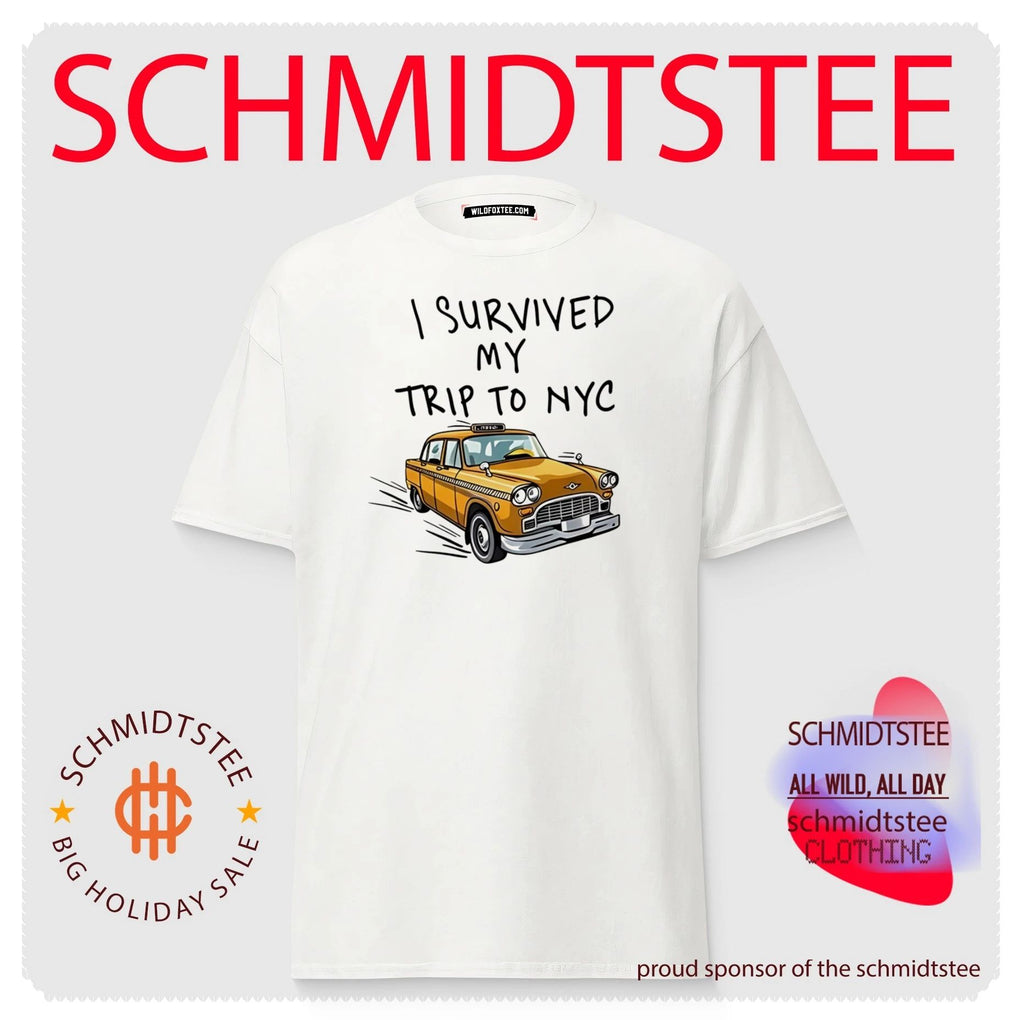I Survived My Trip To NYC White car shirt