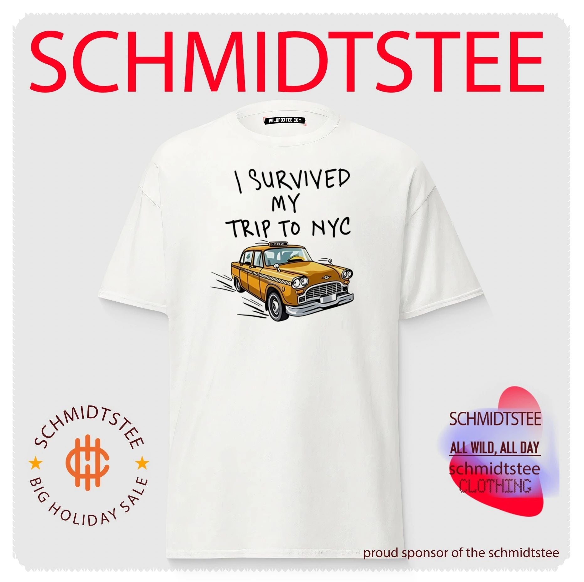 I Survived My Trip To NYC White car shirt