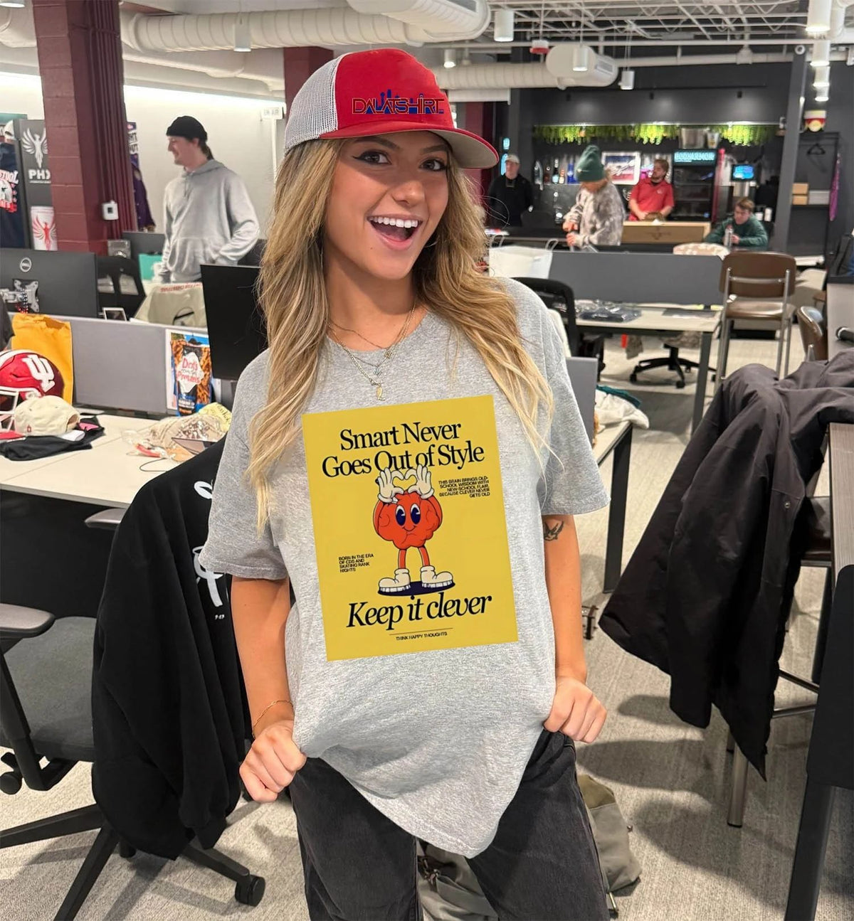 Clever Brain smart never goes out of style keep it clever this brain brings old-school shirt