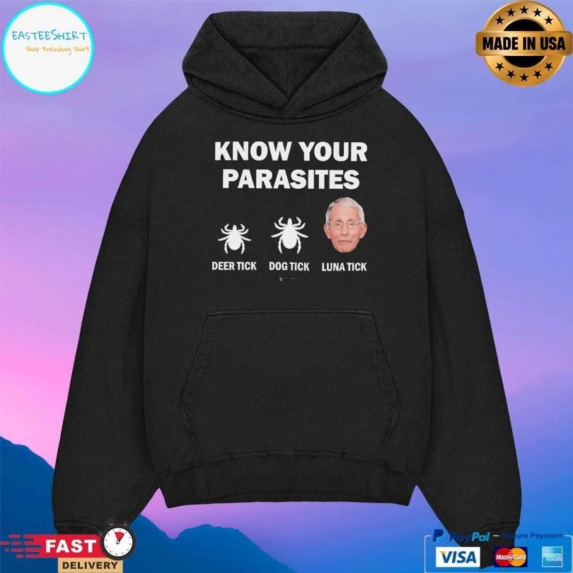 Know Your Parasites Deer Tick Dog Tick Luna Tick 2026 T-shirts