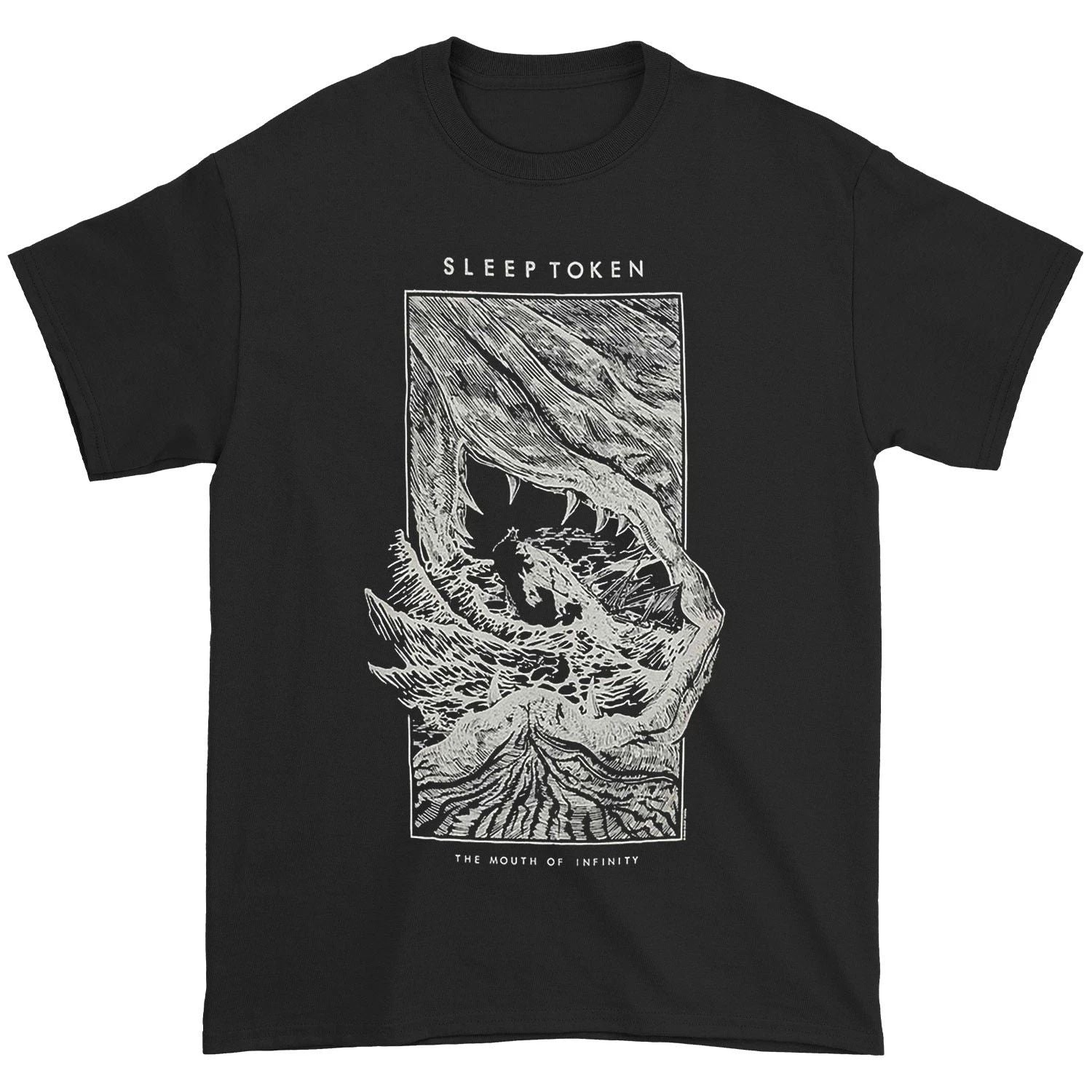 Men's Sleep Token The Mouth Of Infinity Slim Fit T-shirt XX-Large Black