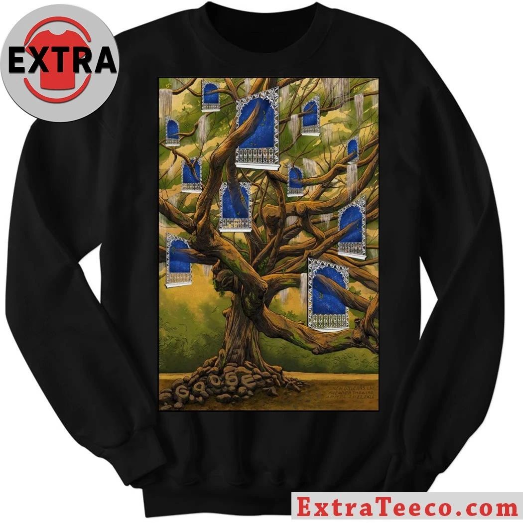 4 21-22 2026 Goose Saenger Theatre, New Orleans Poster Shirt