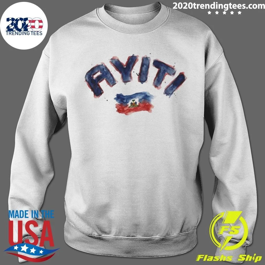 Ayiti Flag Script Haiti Pride shirt