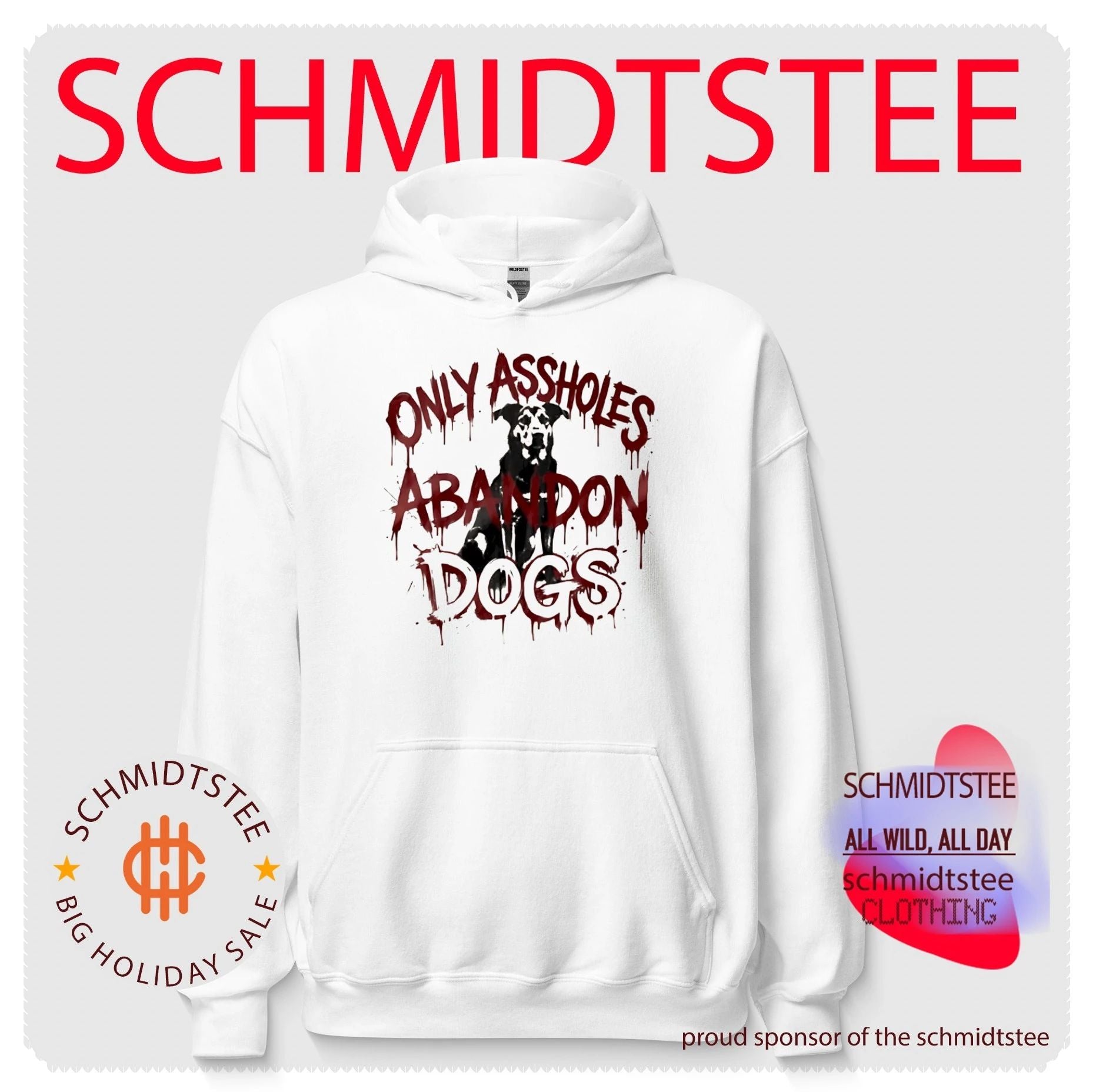 Only Assholes Abandon Dogs dog rescue animal welfare shirt