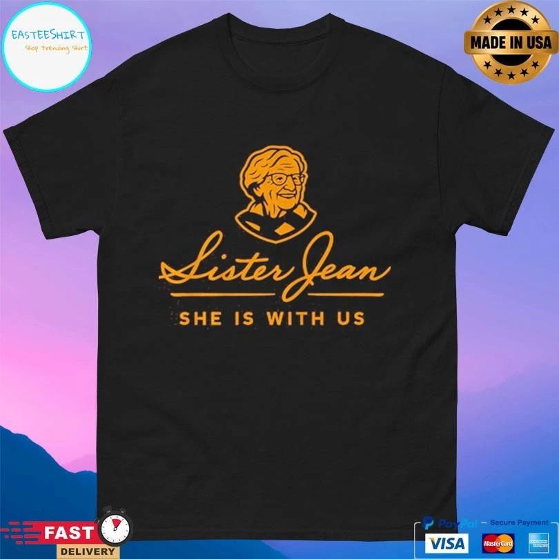 The Sister Jean She Is With Us Legacy Collection Logo T-shirts