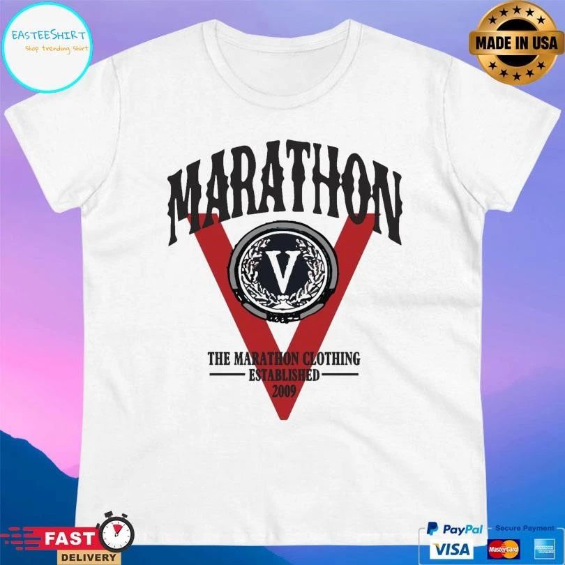 Marathon Vintage Victory V The Marathon Clothing Established 2009 T-shirts