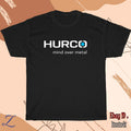 Hurco CNC Machine Tools Logo Black/Grey/White/Navy T-Shirt Shipped from USA