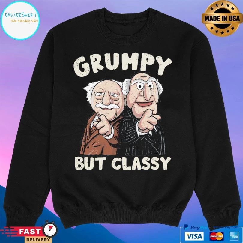 Grumpy But Classy Statler And Waldorf Form The Muppets T-shirts