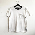 Brixton White Pocket T-Shirt Classic Minimalist Soft Casual Streetwear XS