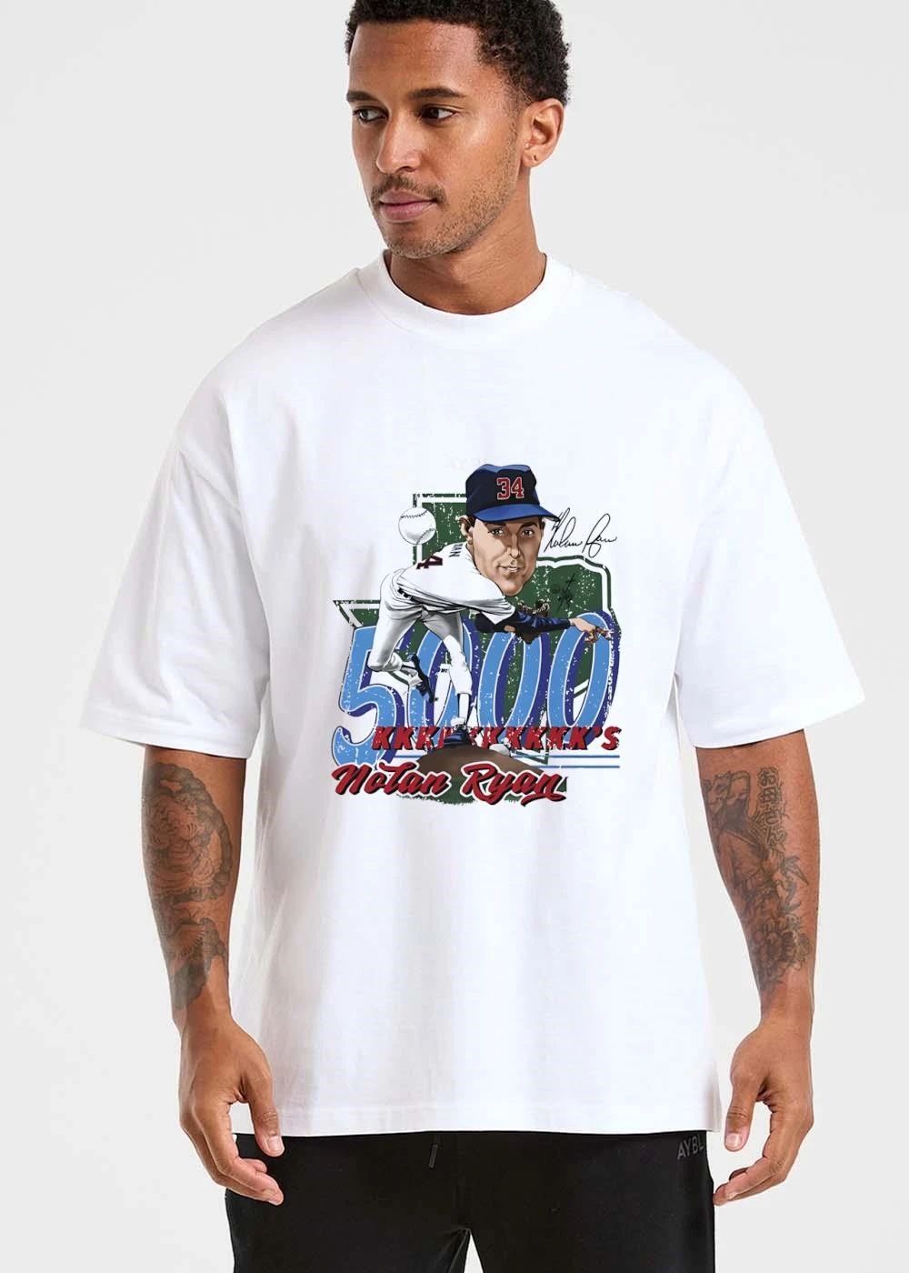 Texas Rangers MLB 5000 Kkkkkkkkkks Nolan Ryan Caricature Pitcher Throwing Baseball Distressed shirt