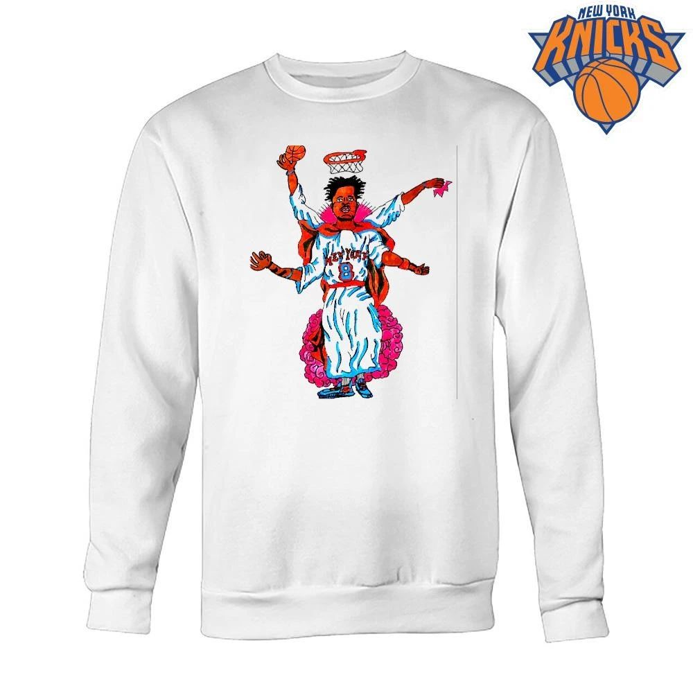 Six Armed New York 8 NBA Player Spiritual Graphic Illustration Tee Shirt