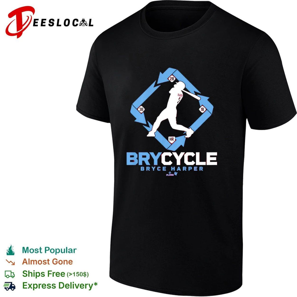 Bryce Harper Philadelphia Phillies Brycycle T-shirt